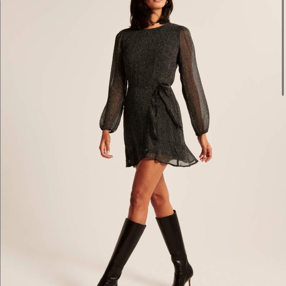 Abercrombie & Fitch Wrap Dress Large Tall
